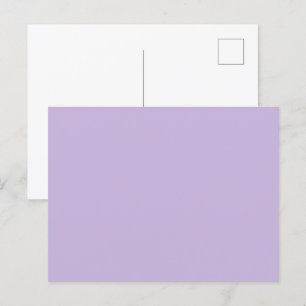 Cartão Postal Cor da Tendência - Cartão-postal sólido violeta su