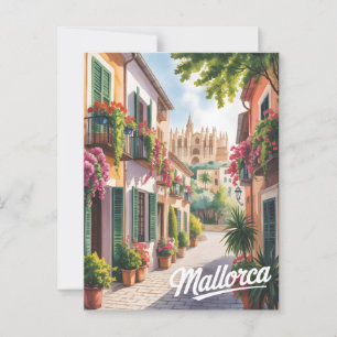 Cartão Postal Cor d'água da Palma de Maiorca