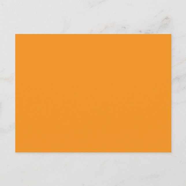 Cartão Postal Cor de Fundo - Laranja (Frente)
