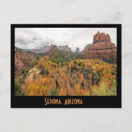 Cartão Postal Cor de queda de Sedona na Arizona