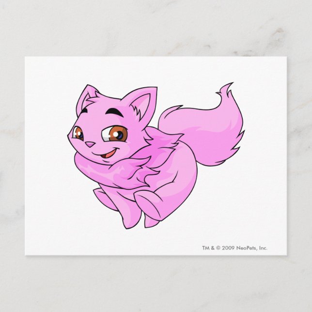 Cartão Postal Cor-de-rosa (Frente)