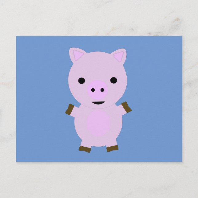 Cartão Postal Cor-de-rosa (Frente)