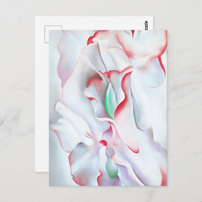 Cartão Postal Cor-de-rosa doce - Georgia O'Keefe (Frente/Verso)