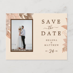 Cartão Postal Cor-de-rosa floral da vinheta artística