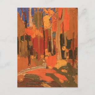 Cartão Postal Cor do Outono por Tom Thomson