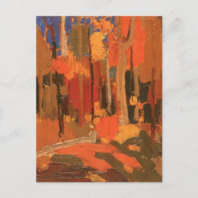 Cartão Postal Cor do Outono por Tom Thomson (Frente)