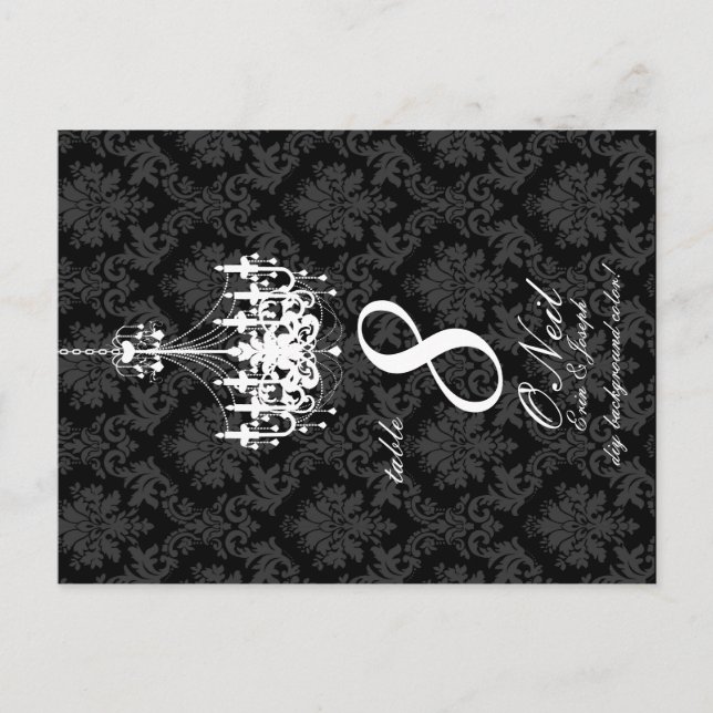 Cartão Postal Cor do plano de fundo PixDezines White Chandelier+ (Frente)