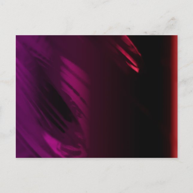 Cartão Postal Cor do Rosa preto (Frente)