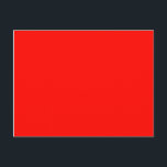 Cartão Postal cor doce de maçã<br><div class="desc">maçã doce a cores vermelha FF0800</div>