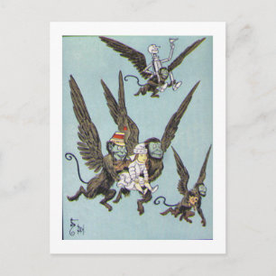 Cartão Postal Cor dos Macacos Voadores