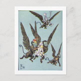 Cartão Postal Cor dos Macacos Voadores