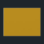 Cartão Postal Cor dourada escura<br><div class="desc">Cor dourado escuro B8860B</div>