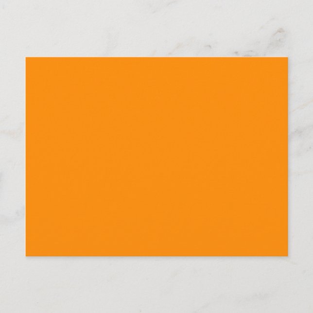 Cartão Postal cor laranja escuro (Frente)