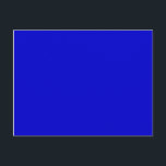 Cartão Postal cor meio azul<br><div class="desc">cor azul médio 0000CD</div>