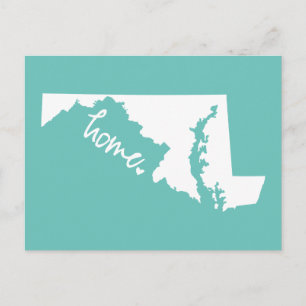 Cartão Postal Cor Personalizada de Maryland Residencial