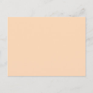 Cartão Postal cor pêssego puff