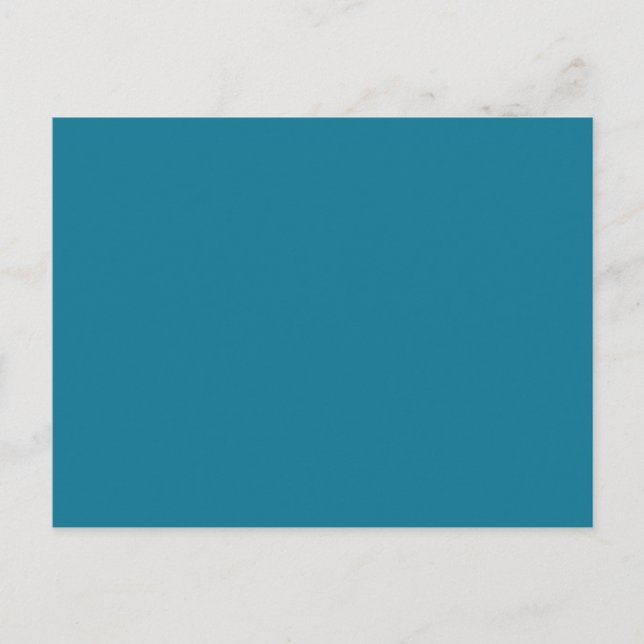 Cartão Postal Cor Sólida de Pantone Azul Mosaico (Frente)