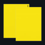 Cartão Postal Cor Sólido Amarelo Canário<br><div class="desc">Cartão postal Nota de saudação Cartão de Posto impresso com a design de trabalho de arte de cor sólida amarelo Canário por TheFabricSeal em Zazzle.com #Zazzle Made https://www.zazzle.com/store/thefabricseal. Canary Yellow é um amarelo-pirilampo médio, brilhante, brilhante, brilhante, amarelo-pirilampo, com tom cartucho. Cor amarelada, sendo, tendo ou caracterizando-se por matiz, e sendo...</div>