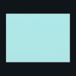 Cartão Postal cor turquesa pálido<br><div class="desc">cor turquesa pálido AFEEEE</div>