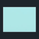 Cartão Postal cor turquesa pálido<br><div class="desc">cor turquesa pálido AFEEEE</div>