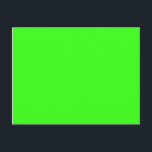 Cartão Postal cor verde-claro<br><div class="desc">cor verde-neon 39FF14</div>