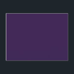 Cartão Postal cor violeta russa<br><div class="desc">cor violeta russa 32174D</div>