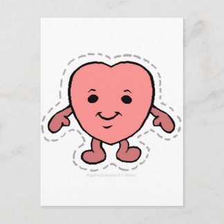 CARTÃO POSTAL CORAÇÃO