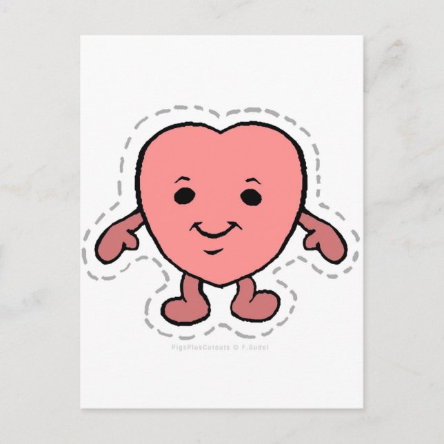 CARTÃO POSTAL CORAÇÃO (Frente)