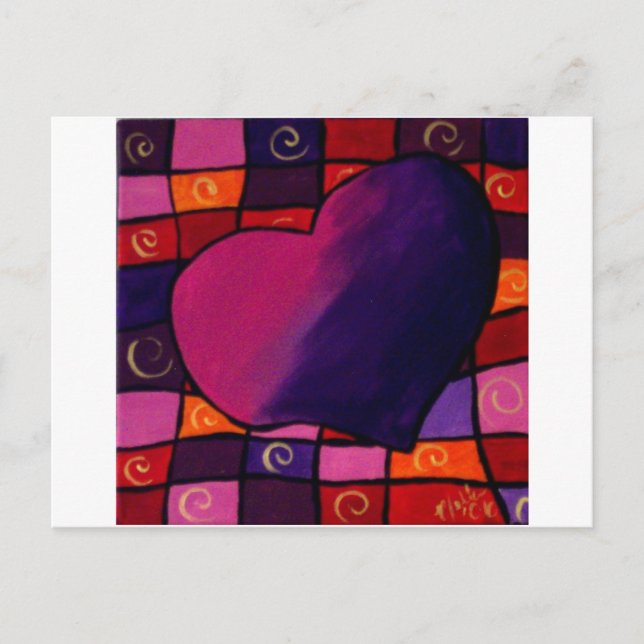 Cartão Postal Coração (Frente)