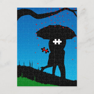 Cartão Postal Coração Ausente