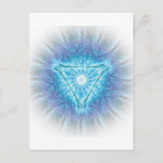 Cartão Postal coração chakra (ajna अ ज न)