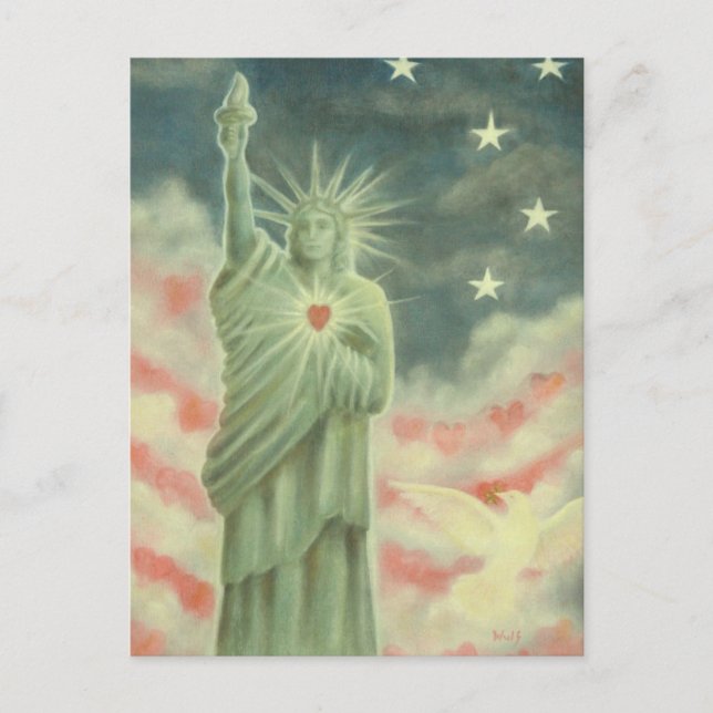 Cartão Postal Coração da Liberdade (Frente)