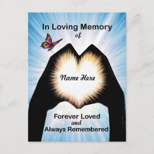 Cartão Postal Coração da Mão Eterna