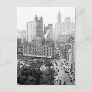 Cartão Postal Coração da Nova Iorque: 1908