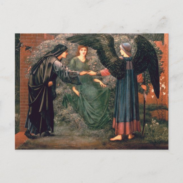 Cartão Postal Coração da Rosa (Frente)