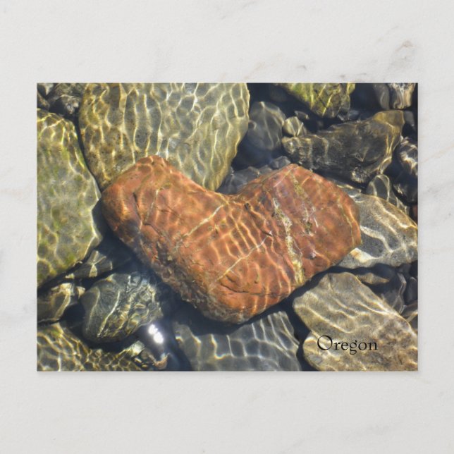 Cartão Postal coração das naturezas (Frente)