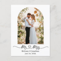 Coração de Caligrafia Sr. Sra. Arco Casamento Obri