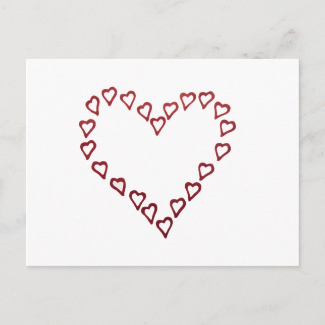 Cartão Postal Coração de corações (Frente)