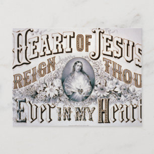 Cartão Postal Coração de Jesus