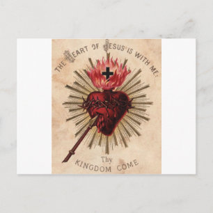 Cartão Postal Coração de Jesus (pequeno)