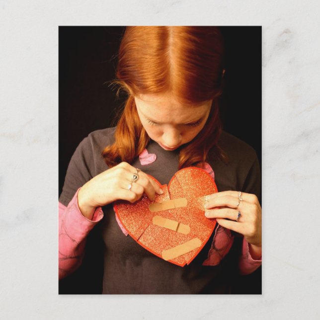Cartão Postal Coração Ferido (Frente)