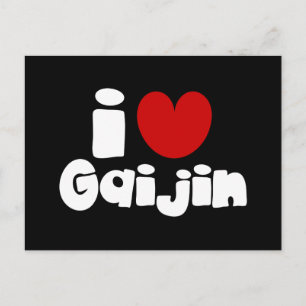 Cartão Postal coração Gaijin