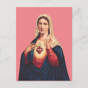 Cartão Postal Coração Imaculado da Virgem Maria