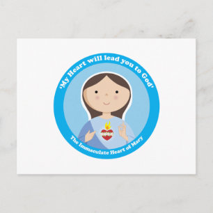 Cartão Postal Coração Imaculado de Maria