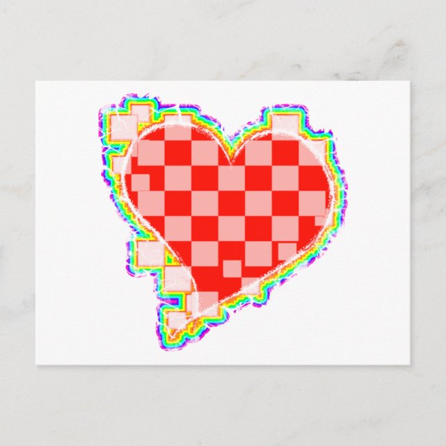 Cartão Postal coração marcado. v2. (Frente)