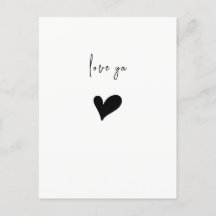 Coração Minimalista Amoroso