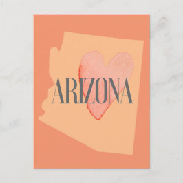 Cartão Postal Coração no AZ