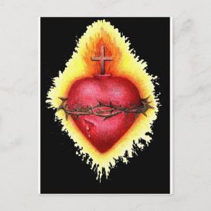 Cartão Postal Coração Sagrado 2
