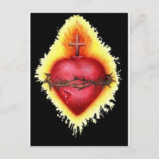 Cartão Postal Coração Sagrado 2