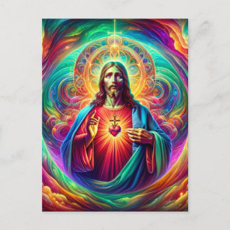 Cartão Postal Coração Sagrado de Jesus